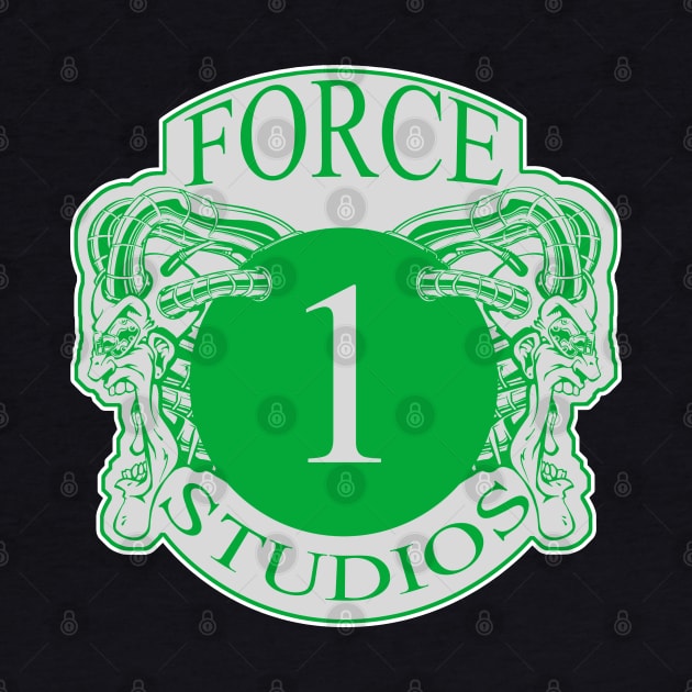 Force 1 Studios Kelly Green & Grey Line by Force 1 Studios LLC